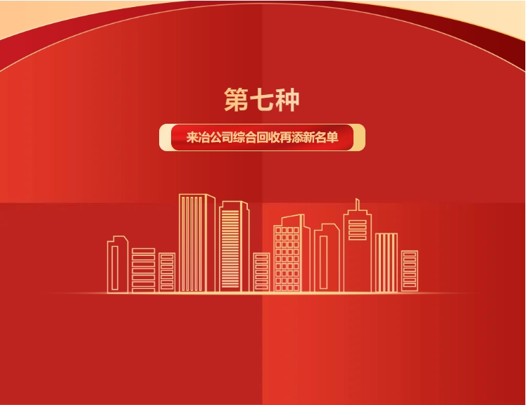 第七種！來冶公司綜合回收再添新名單