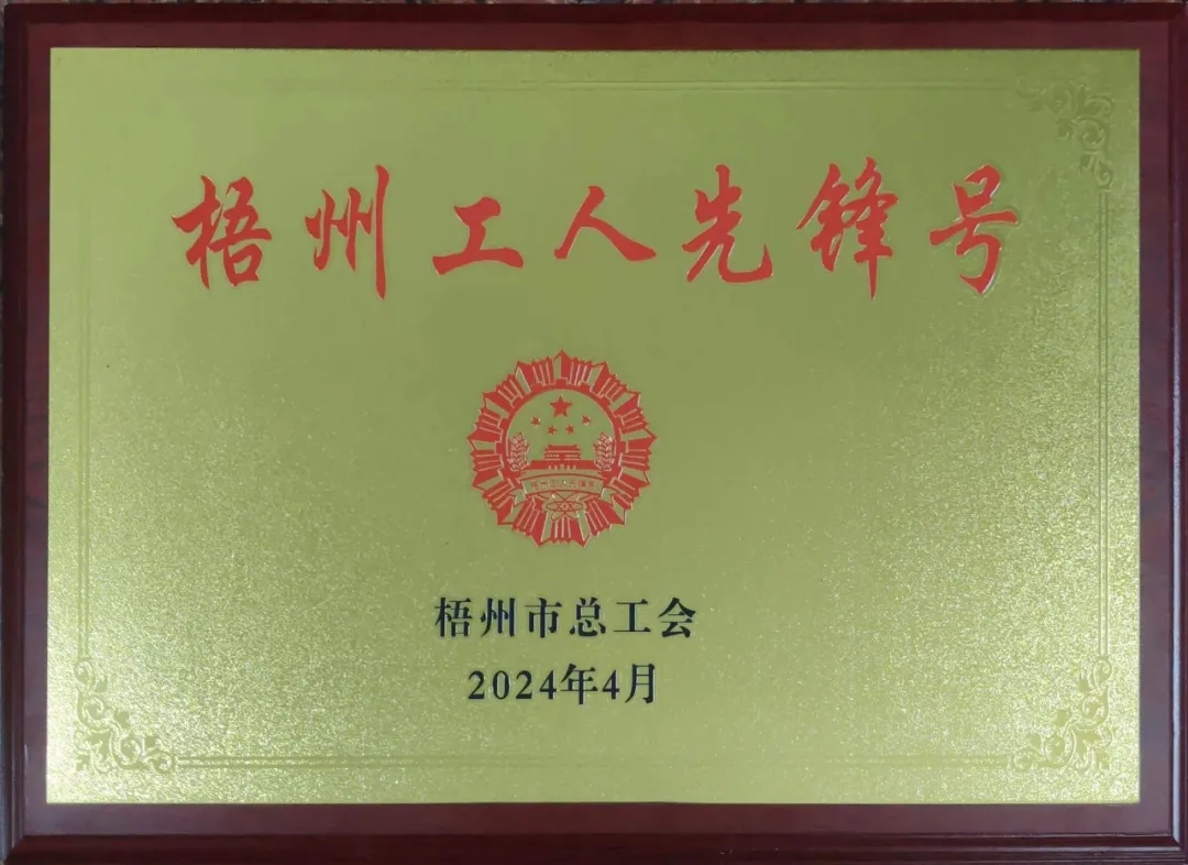 這個(gè)班組不一般！佛子公司古益選廠(chǎng)磨浮甲班榮獲“梧州工人先鋒號(hào)”榮譽(yù)稱(chēng)號(hào)