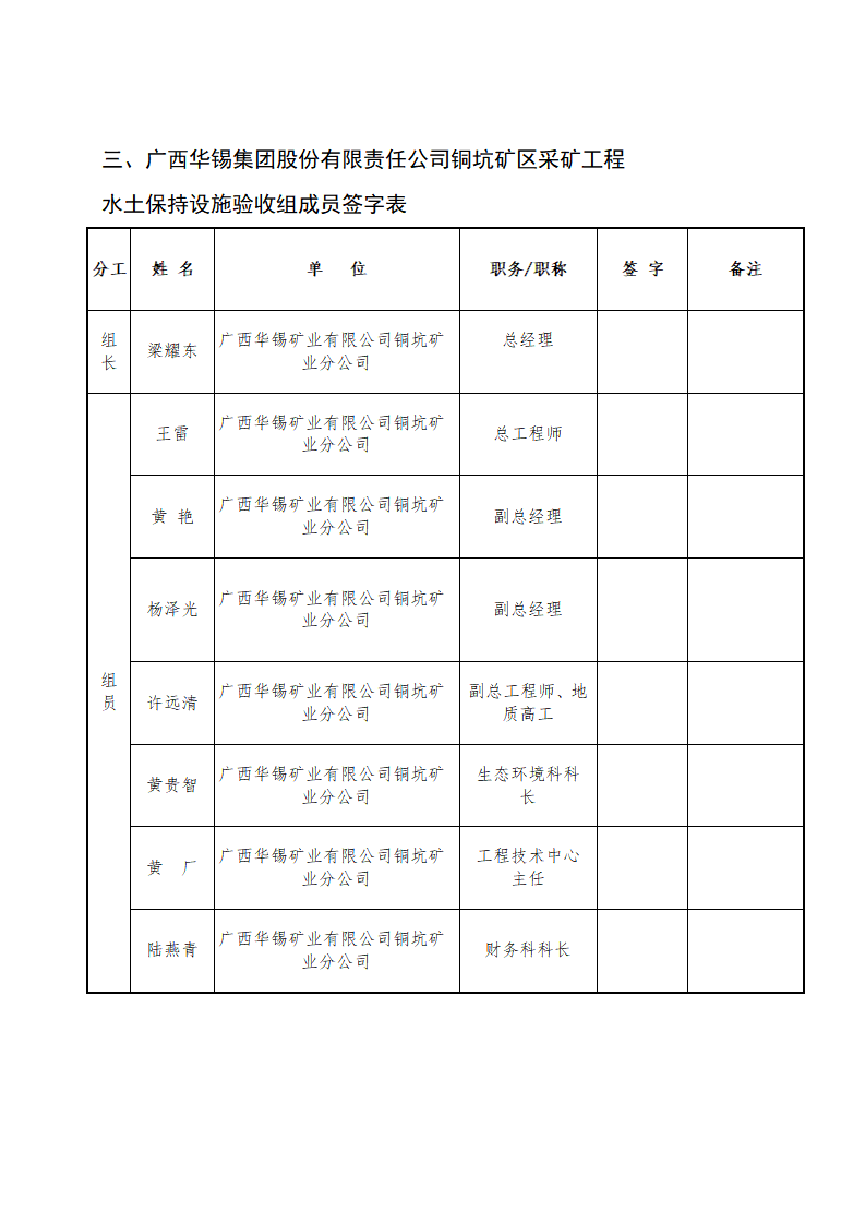 廣西華錫集團股份有限責任公司銅坑礦區(qū)采礦工程水土保持設施驗收鑒定書_06(1).png